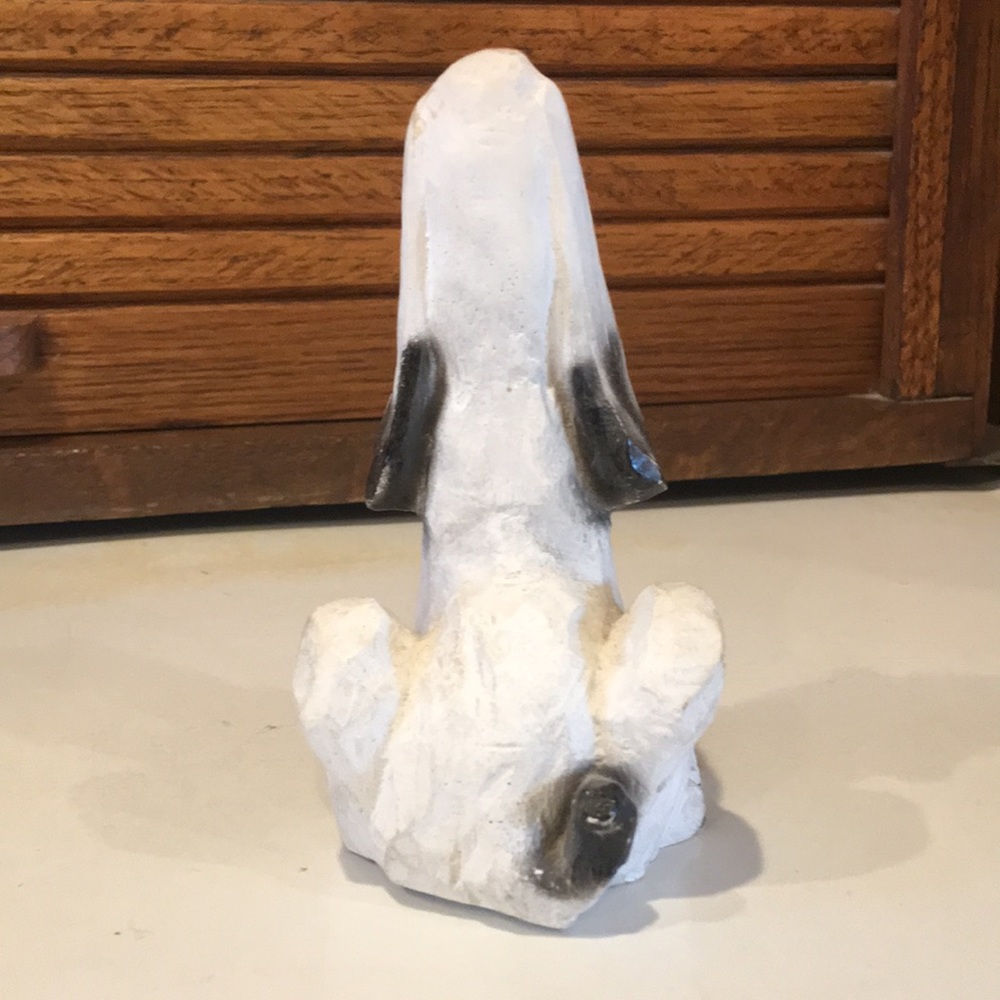 Vintage Chalkware dogs, mom and pup - Picture 3 of 8
